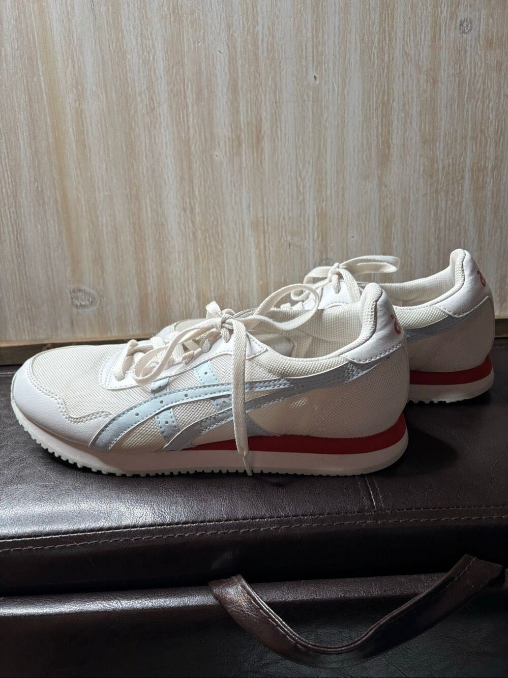 ASICS Tiger Runner "White Sky" Women's Low Top Sneakers Size 7 - Picture 8 of 14